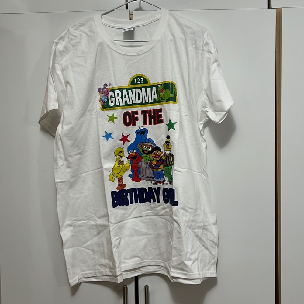 Port & Company Woman’s Grandma of the Birthday Girl T-shirt.